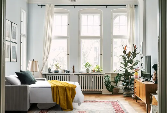 London 2.5 Seater Sofa Bed Grey Velvet Corduroy 2