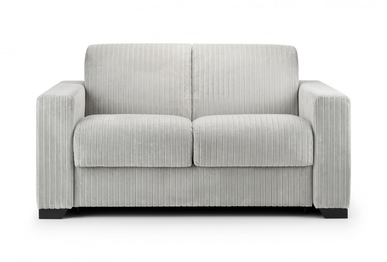 London 2.5 Seater Sofa Bed Grey Velvet Corduroy