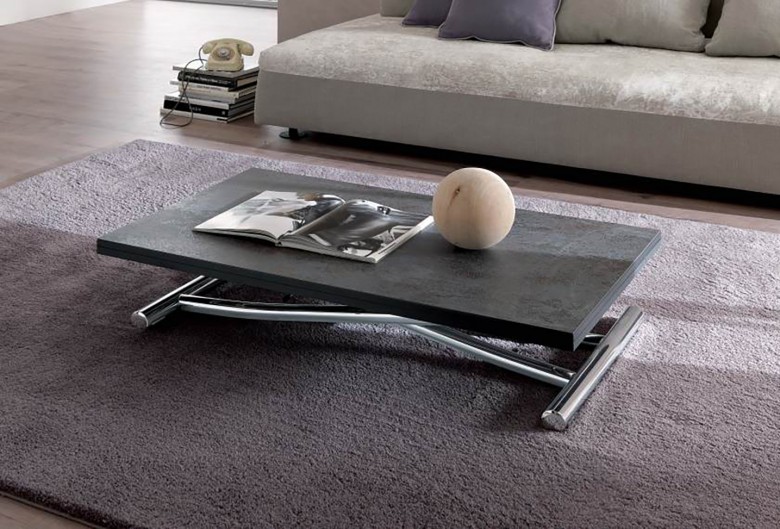 Height Adjustable Coffee Table | Table that Un-Folds to Seat 6