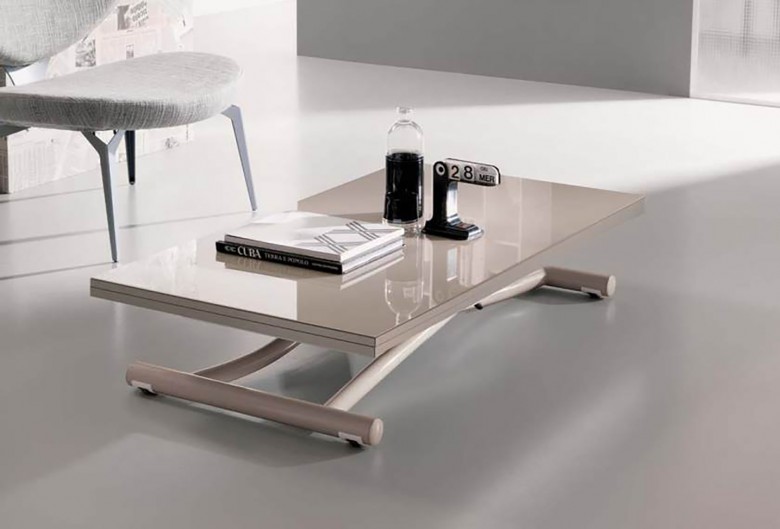 Height Adjustable Coffee Table | Table that Un-Folds to Seat 6