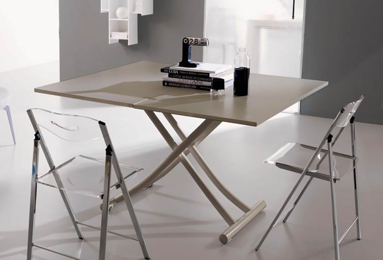 Height Adjustable Coffee Table | Table that Un-Folds to Seat 6