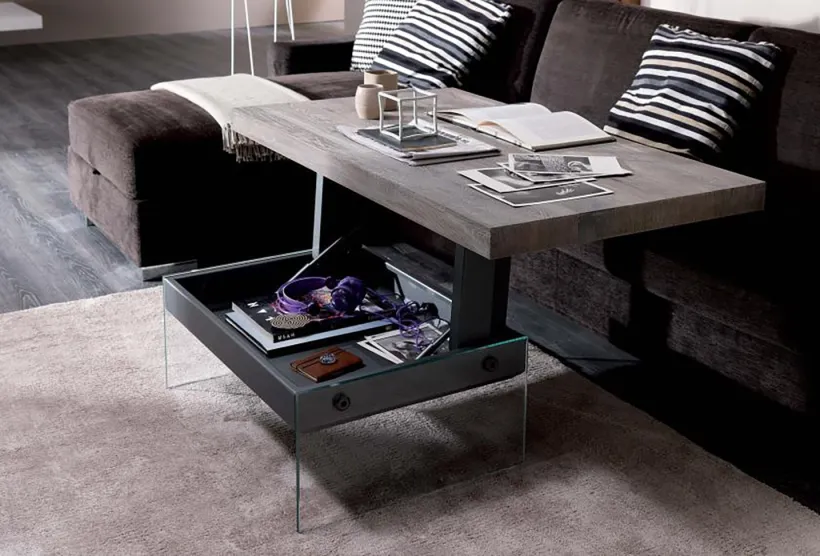 Couch Table with Storage | Lifting Coffee Table | TV Dinner