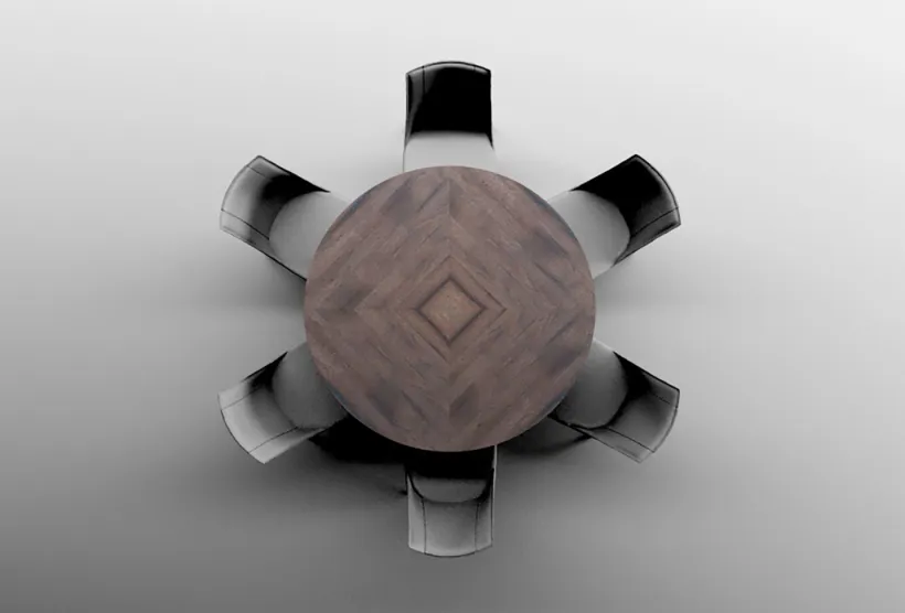 Biground, extendable round dining table Biground, extendable round dining table