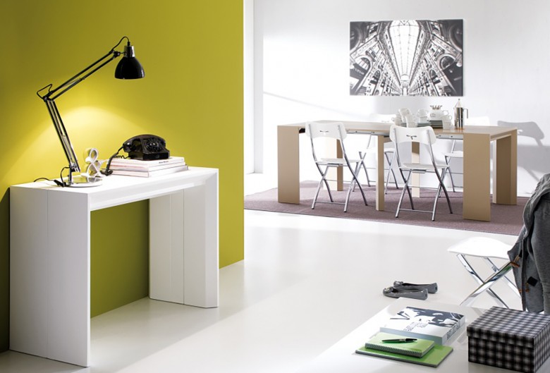 Golia Extending Dining Table by Furl Seats 1 to 12 people.