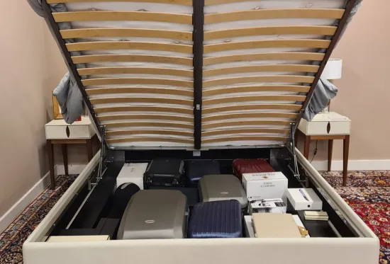 Super King Illusion Storage Bed | Furl 2