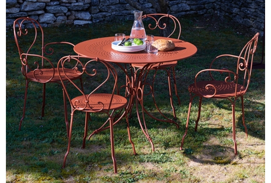 1900 Table with 2 Armchairs | Furl
