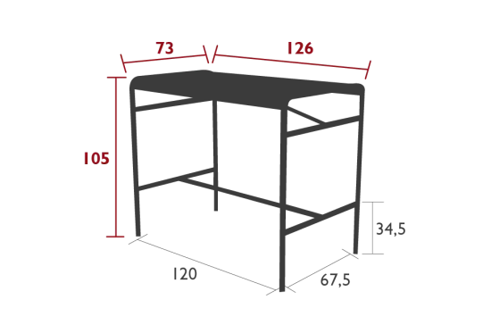 Luxembourg High Dining Table Set | Furl