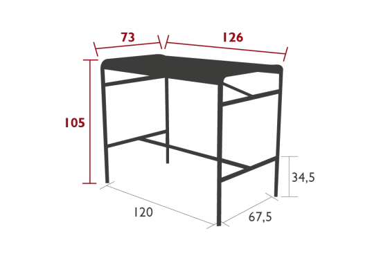 Luxembourg Hugh Dining Table Anthracite with the Bar Stools