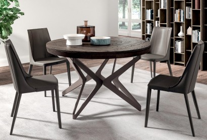 Big Round Extending Table