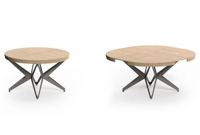 Biground, extendable round dining table Biground, extendable round dining table