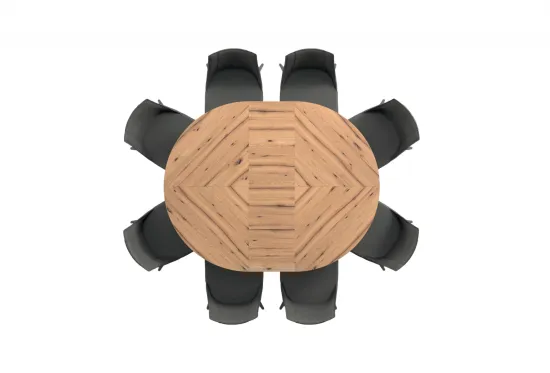 Biground, extendable round dining table Biground, extendable round dining table