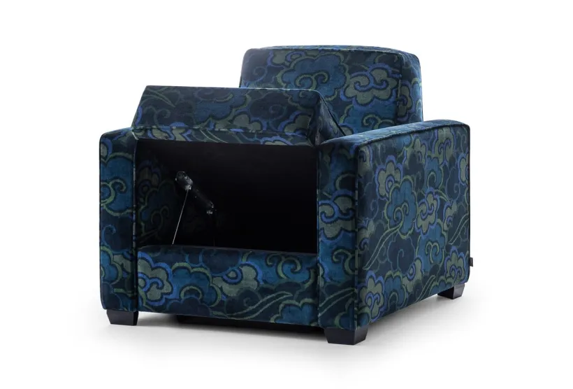 Duette Storage Armchair in Velvet Wonderland | Furl