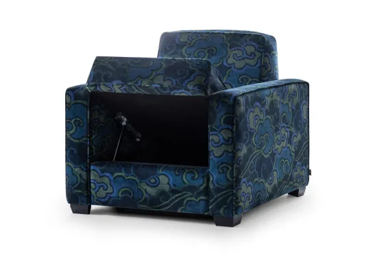 Duette Storage Armchair in Velvet Wonderland | Furl Duette Storage Armchair in Velvet Wonderland | Furl
