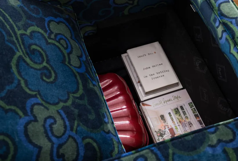 Duette Storage Armchair in Velvet Wonderland | Furl