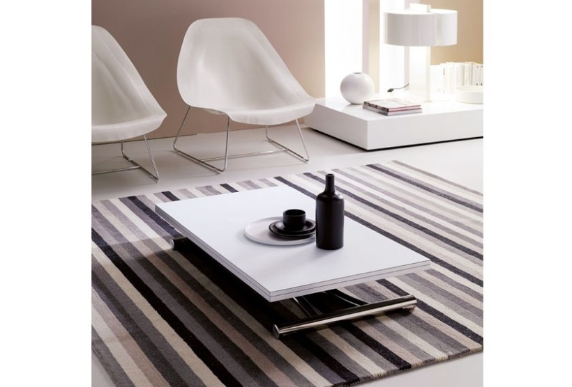 Height Adjustable Coffee Table | Table that Un-Folds to Seat 6