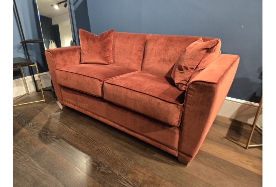 AirB 3 Seater Sofa Bed in Easy Velvet Copper Rose