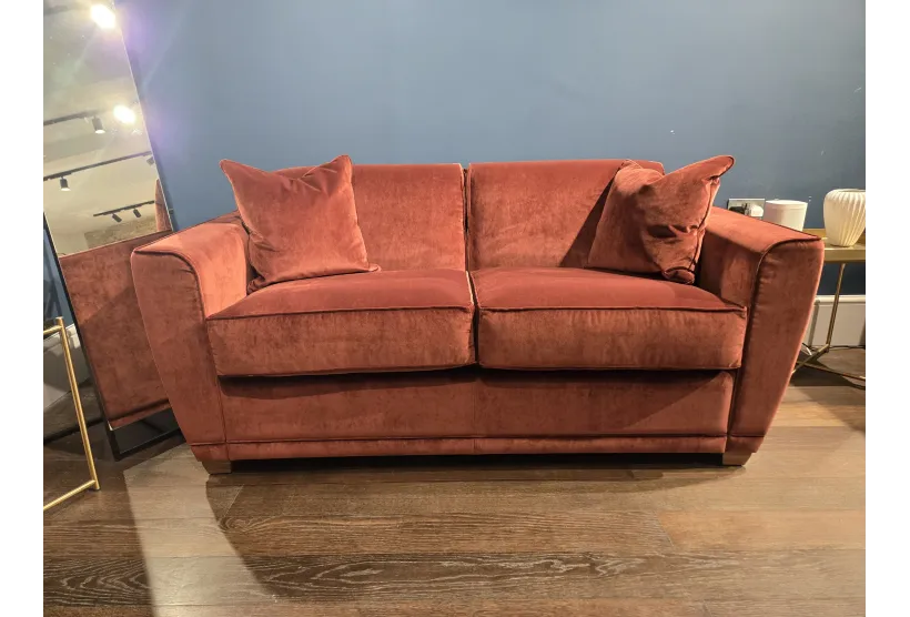 AirB 3 Seater Sofa Bed in Easy Velvet Copper Rose