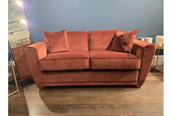 AirB 3 Seater Sofa Bed in Easy Velvet Copper Rose