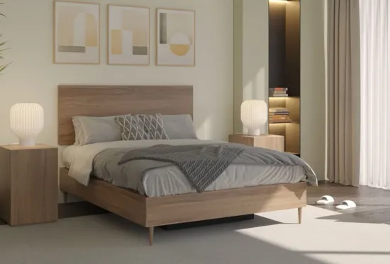 Oak Air Storage Bed | King Size | Furl Clear Your Space