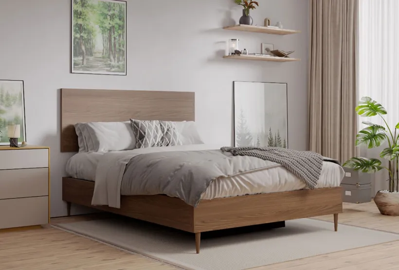 Oak Air Storage Bed | King Size | Furl Clear Your Space