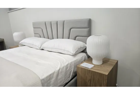 Continental King Air Storage bed, Cleopatra Headboard