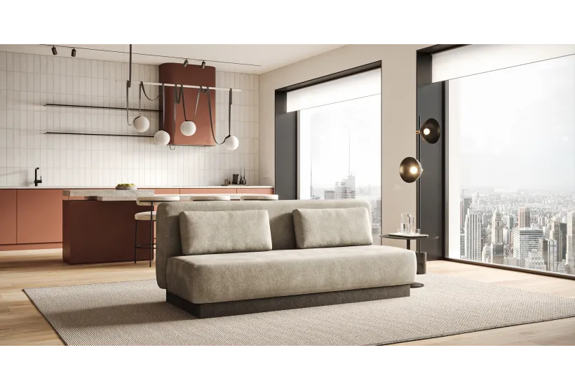 Piano Click Clack Sofa Bed EasyClean Fabrics  | Furl Piano Click Clack Sofa Bed EasyClean Fabrics  | Furl