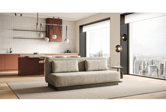 Piano Click Clack Sofa Bed EasyClean Fabrics  | Furl