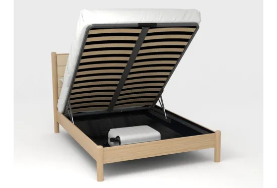 Willow Storage Bed – Solid Oak Bed with Hidden Storage