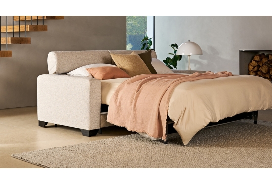 Swan Large Sofa Bed Boucle Cocoon