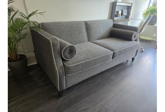 Paris 3 seater Sofa Bed Set Black edition