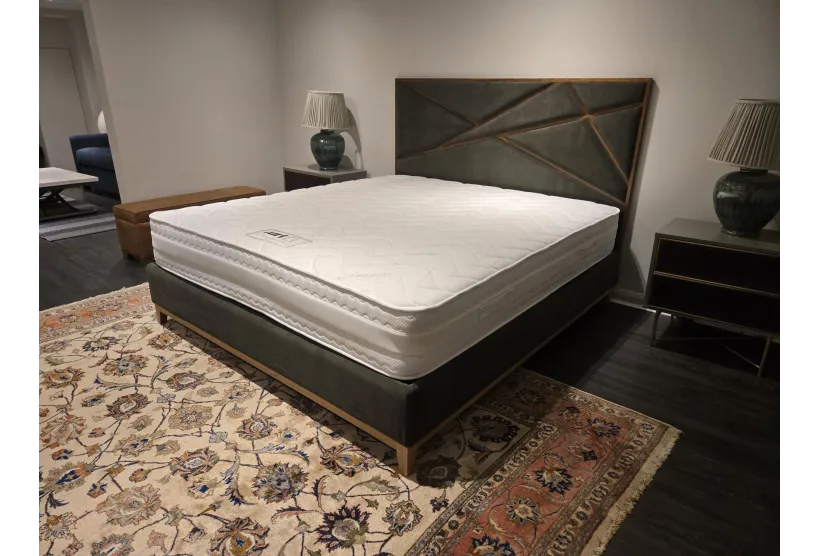 Super King Illusion Storage Bed Military Green | Furl