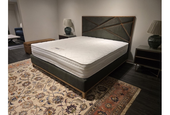 Super King Illusion Storage Bed Military Green | Furl