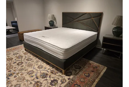 Super King Illusion Storage Bed Military Green | Furl