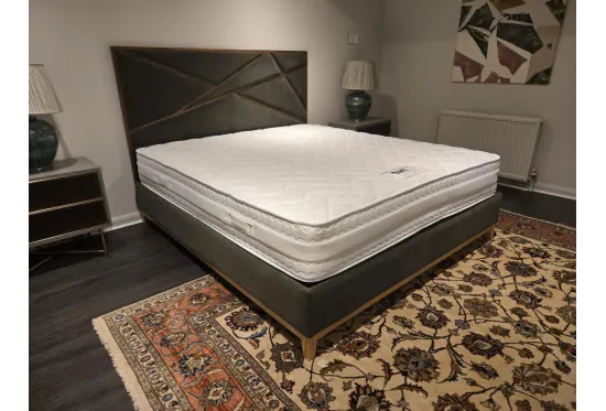 Super King Illusion Storage Bed Military Green | Furl