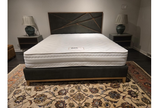 Super King Illusion Storage Bed Military Green | Furl