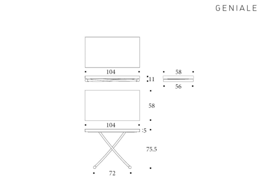 Plane, a Super Low Height Adjustable Coffee Table