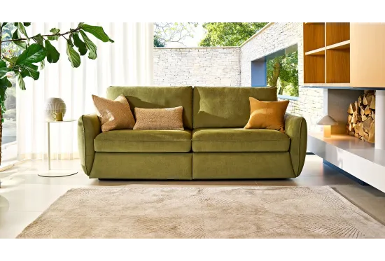 Mellow Large 4 Seater Sofa Bed EasyClean Fabrics  | Furl