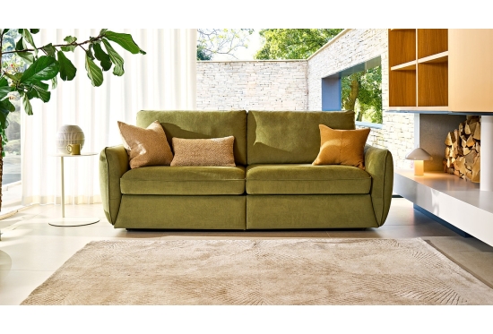 Mellow Large 4 Seater Sofa Bed EasyClean Fabrics  | Furl