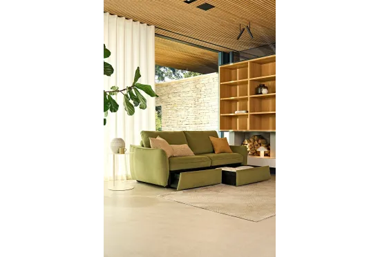 Mellow Large 4 Seater Sofa Bed EasyClean Fabrics  | Furl 2