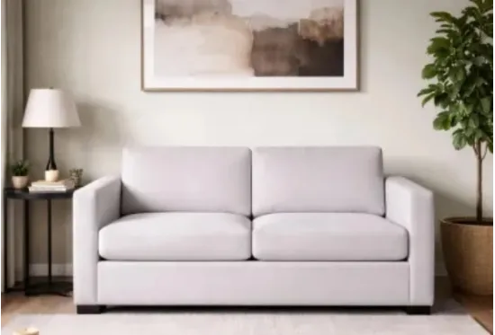 Metro 3 Seater Sofa Bed in House Fabric Cloud