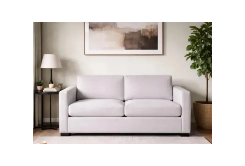 Metro 3 Seater Sofa Bed in House Fabric Cloud