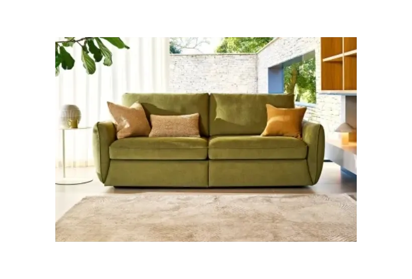 Mellow Large 4 Seater Sofa Bed EasyClean Fabrics  | Furl