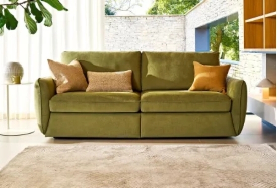 Mellow Large 4 Seater Sofa Bed EasyClean Fabrics  | Furl