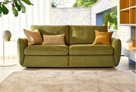 Mellow Large 4 Seater Sofa Bed EasyClean Fabrics  | Furl