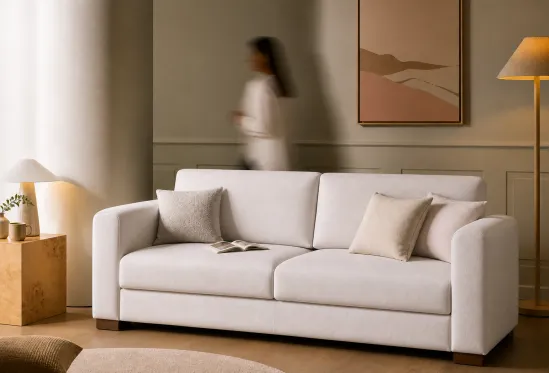 Cambio Large Sofa Bed in Chenille fabric