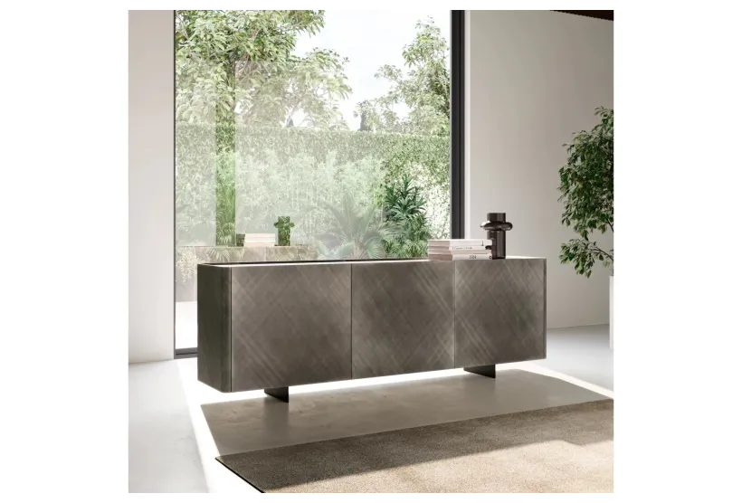 Alma Long Sideboard - lacquered, brushed | Furl