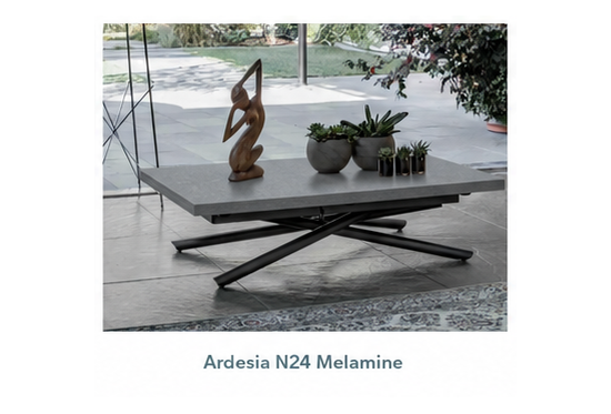 Pivot, a Height Adjustable Coffee Table | Table that Un-Folds to Seat 6