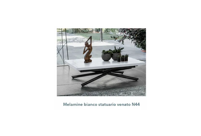 Pivot, a Height Adjustable Coffee Table | Table that Un-Folds to Seat 6