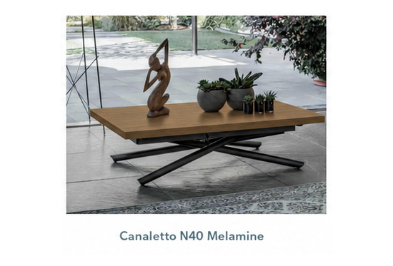 Pivot, a Height Adjustable Coffee Table | Table that Un-Folds to Seat 6
