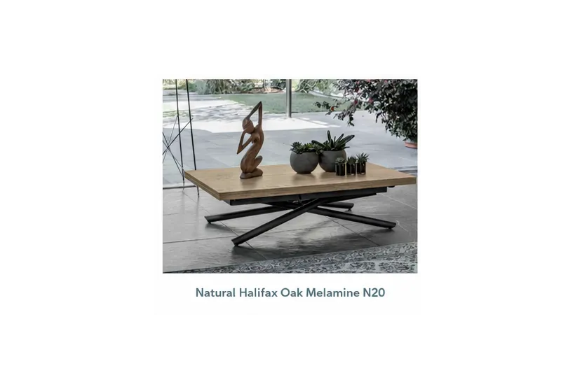 Pivot, a Height Adjustable Coffee Table | Table that Un-Folds to Seat 6
